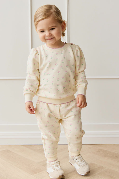 Organic Cotton Monroe Track Pant | Lila Pink
