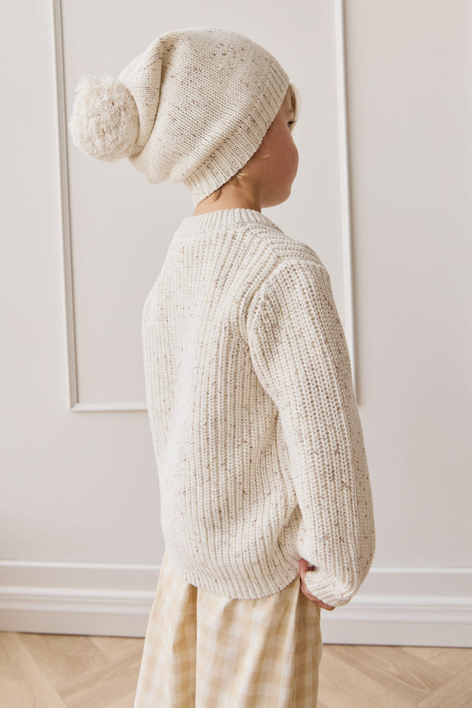 Harry Knit Jumper|Oatmeal Hay Fleck