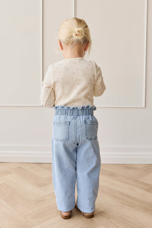 Briella pant- Washed Denim