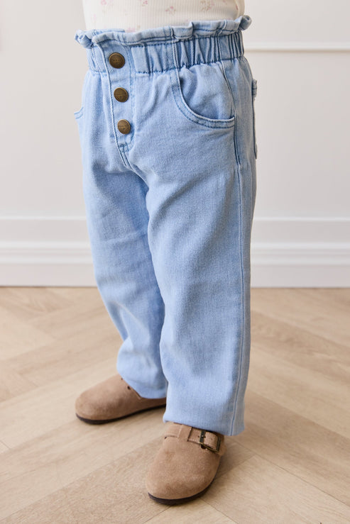 Briella pant- Washed Denim