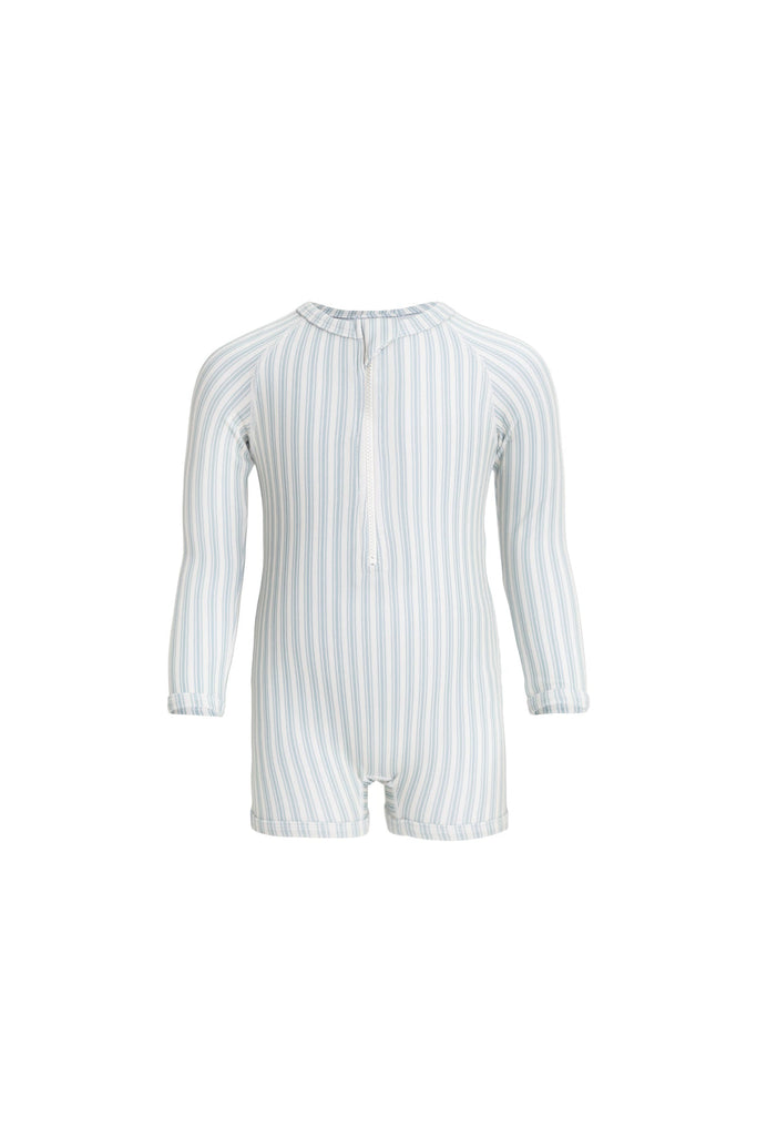 Florian Zip Swimsuit | Varigate Stripe Cenote