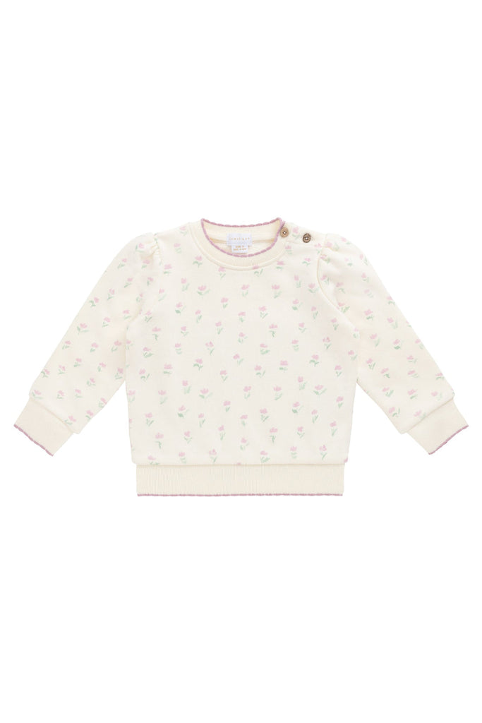 Organic Cotton Monroe Sweatshirt | Lila Pink