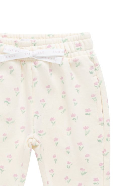 Organic Cotton Monroe Track Pant | Lila Pink