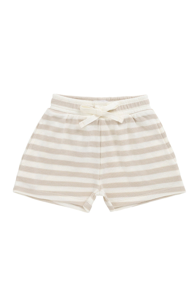 Organic Cotton Waffle Leith Short | Oat Cloud