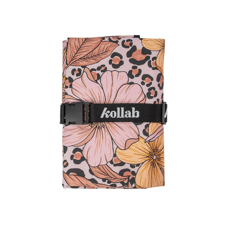 Mini Picnic Mat | Leopard Floral