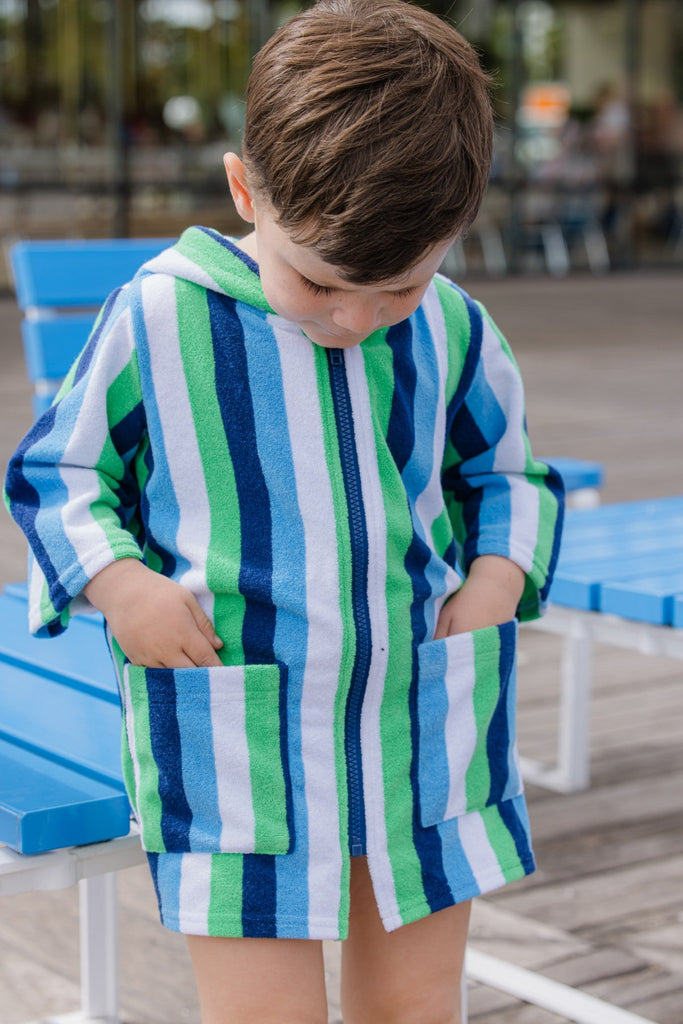 Terry Towelling Cover Up | Stripe