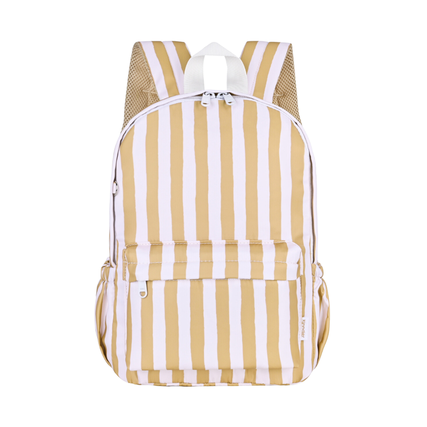 Daycare/Toddler Backpack|Mustard Stripe