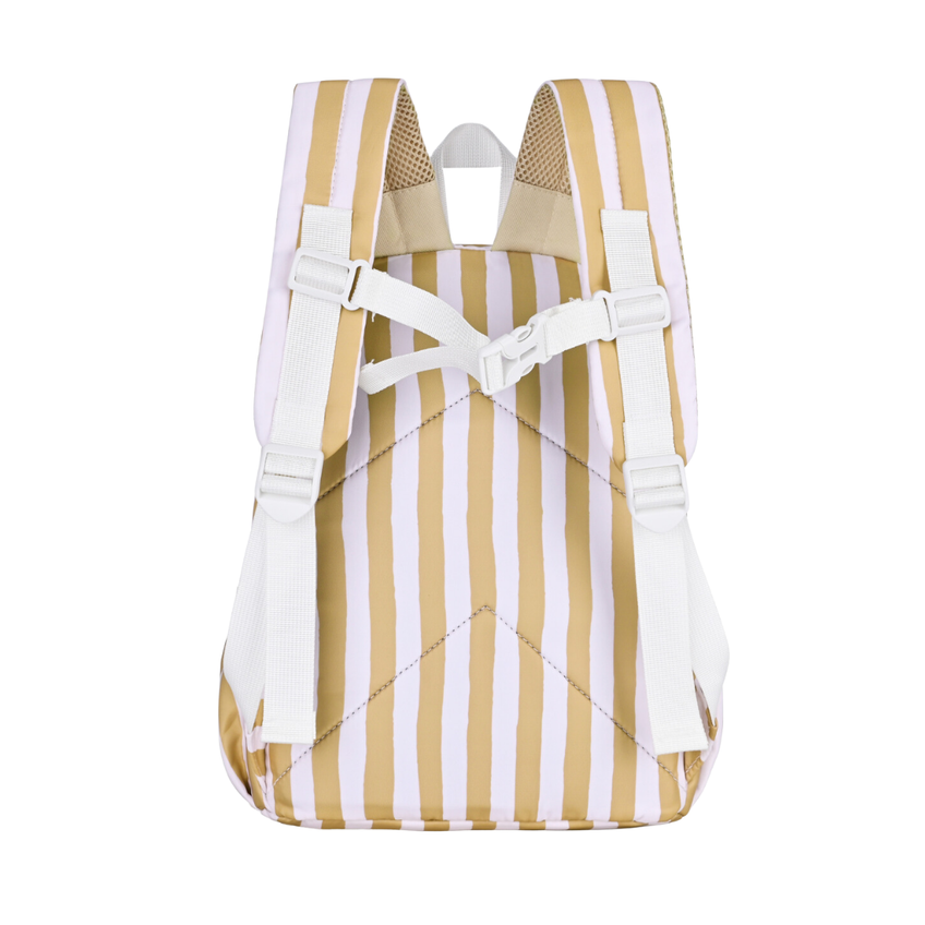 Daycare/Toddler Backpack|Mustard Stripe