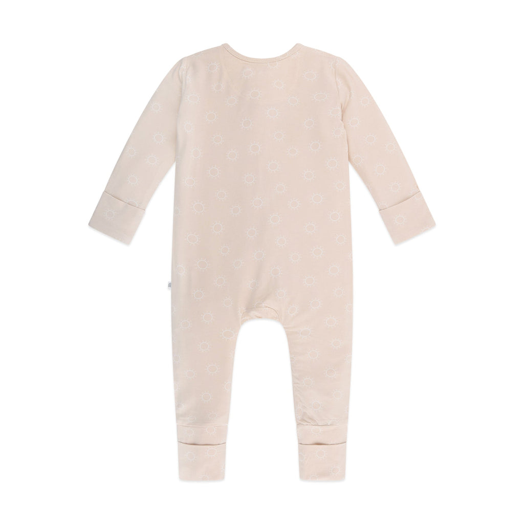 Day or Night Zip Onesie | Neutral Sunrise