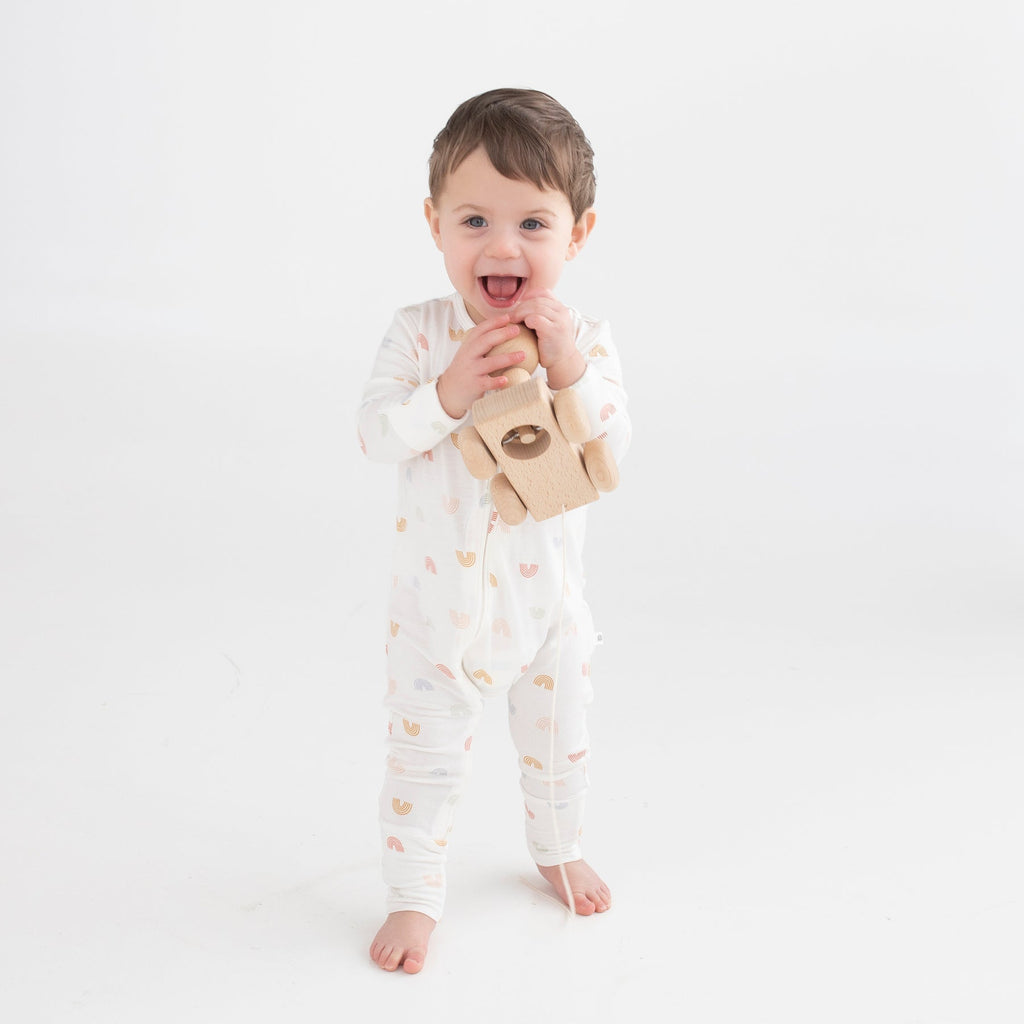 Day or Night Zip Onesie | Over the Rainbow
