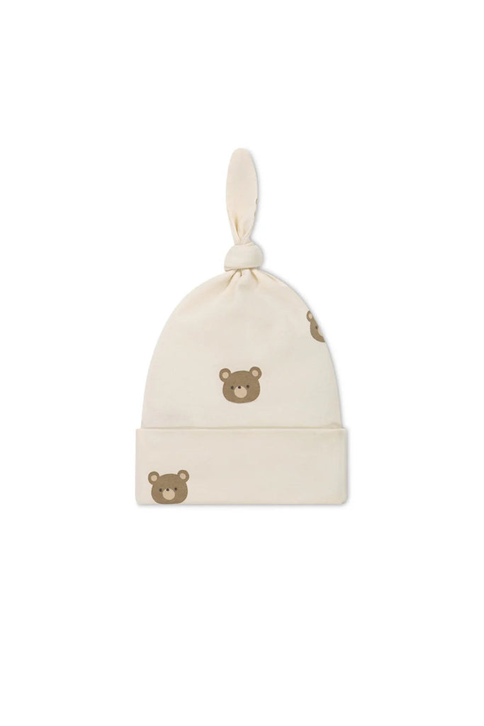 ORGANIC COTTON KNOT BEANIE