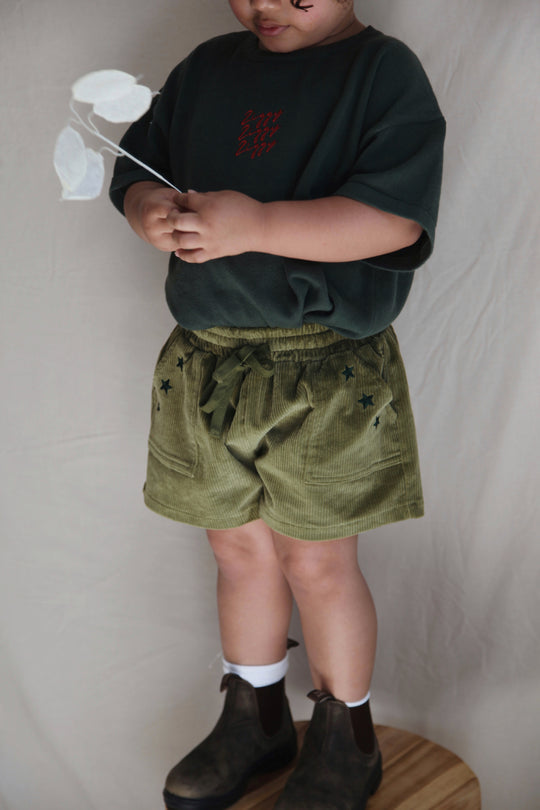 Cord Short | Evergreen