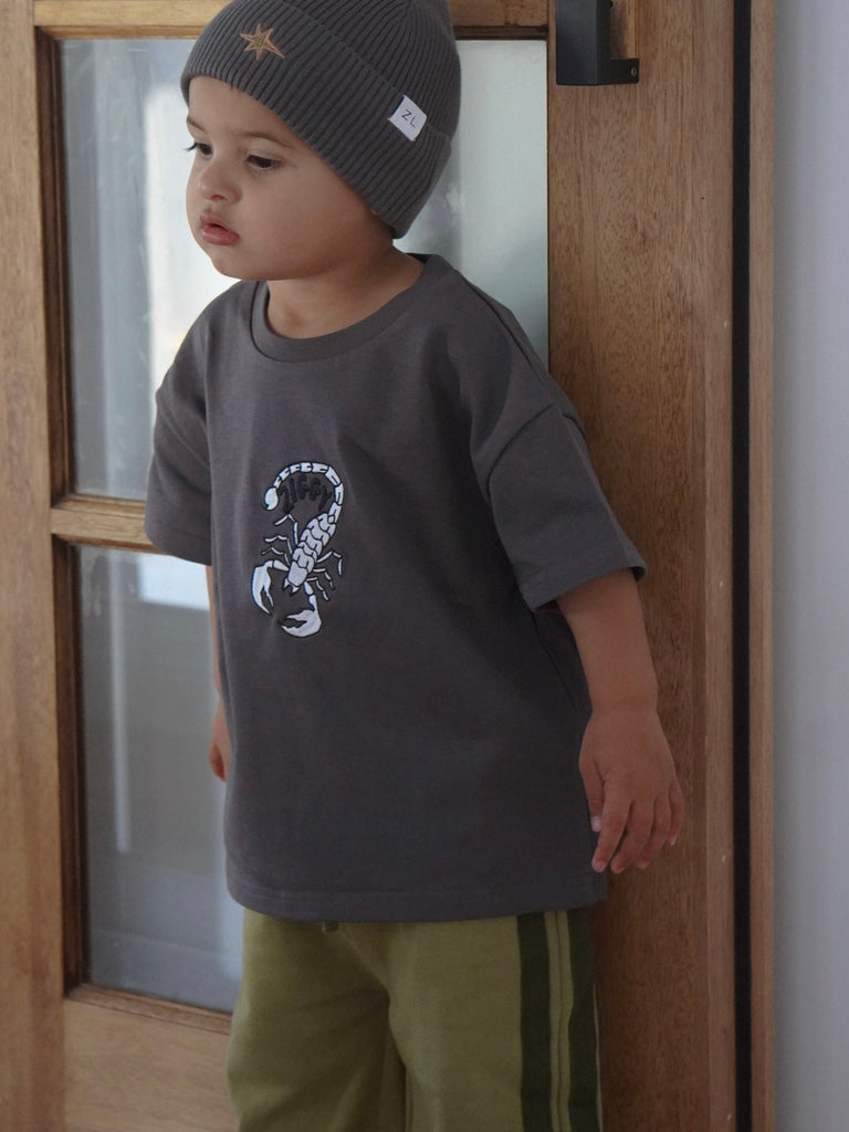 Kids Tee | Charcoal