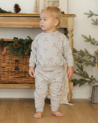 RELAXED FLEECE SWEATSHIRT | Reindeer