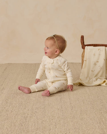 ZIP LONG SLEEVE SLEEPER FOOTIE | Fox Land