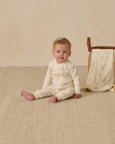 ZIP LONG SLEEVE SLEEPER FOOTIE | Fox Land