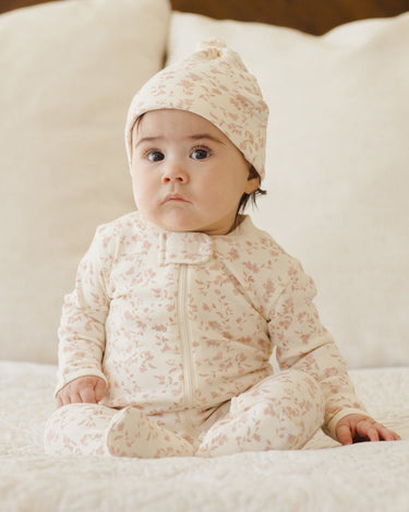 ZIP LONG SLEEVE SLEEPER FOOTIE | French Garden
