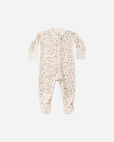 ZIP LONG SLEEVE SLEEPER FOOTIE | French Garden