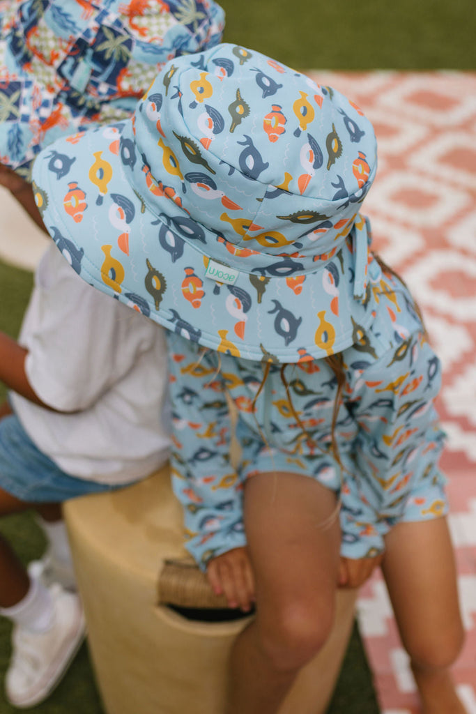 Zip Rashie Top and Shorts | Pool Floats