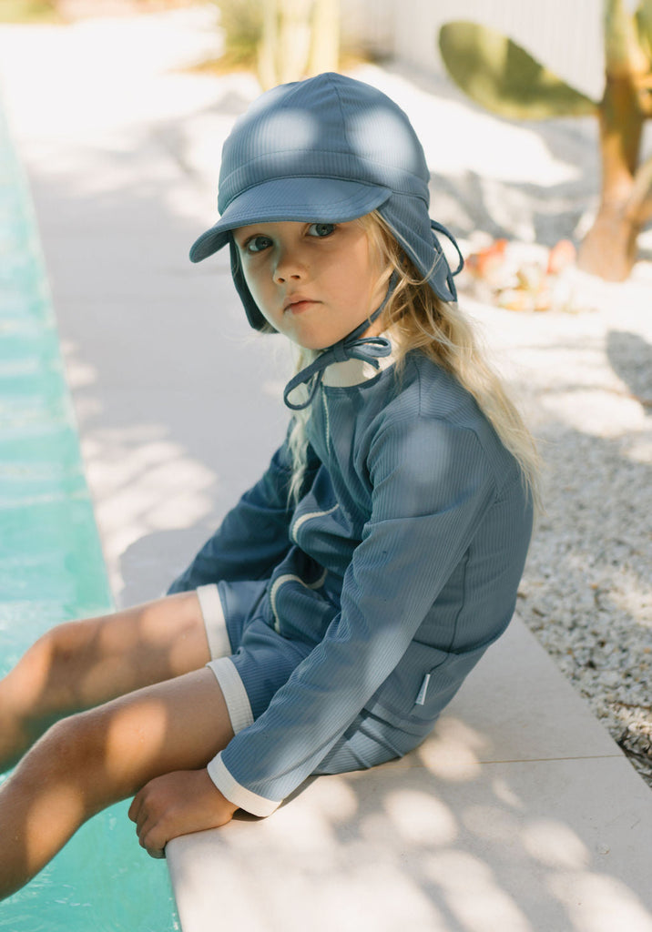 Zip Rashie Top and Shorts | Atlantic