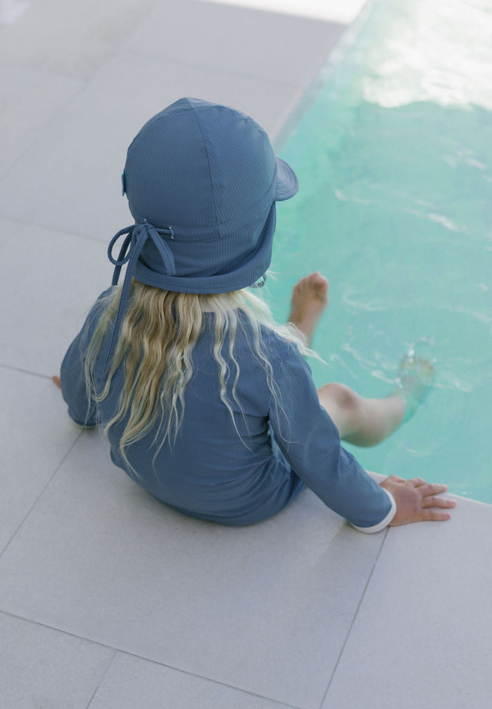 Zip Rashie Top and Shorts | Atlantic