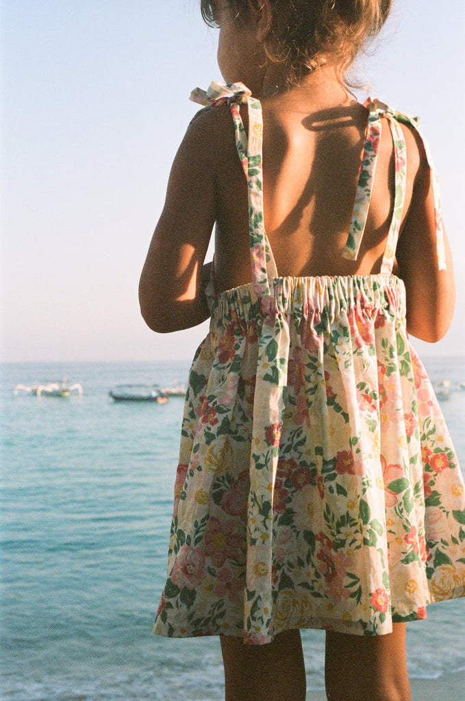 Luna Pinafore | Garden Floral