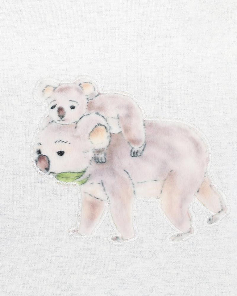 BAILEY KOALA LS ZIP ONESIE