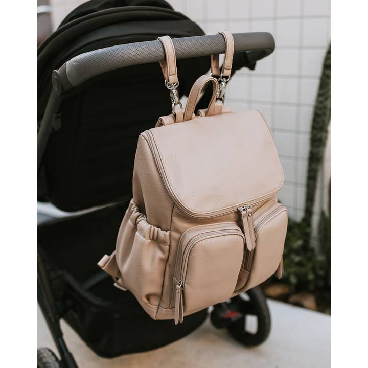 Signature Nappy Backpack|Oat Dimple
