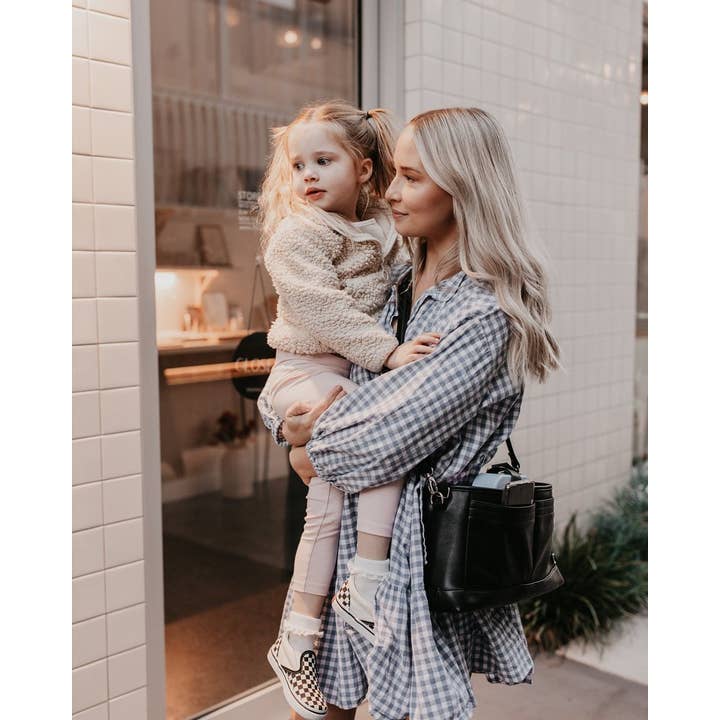 Signature Pram Caddy |Black Dimple