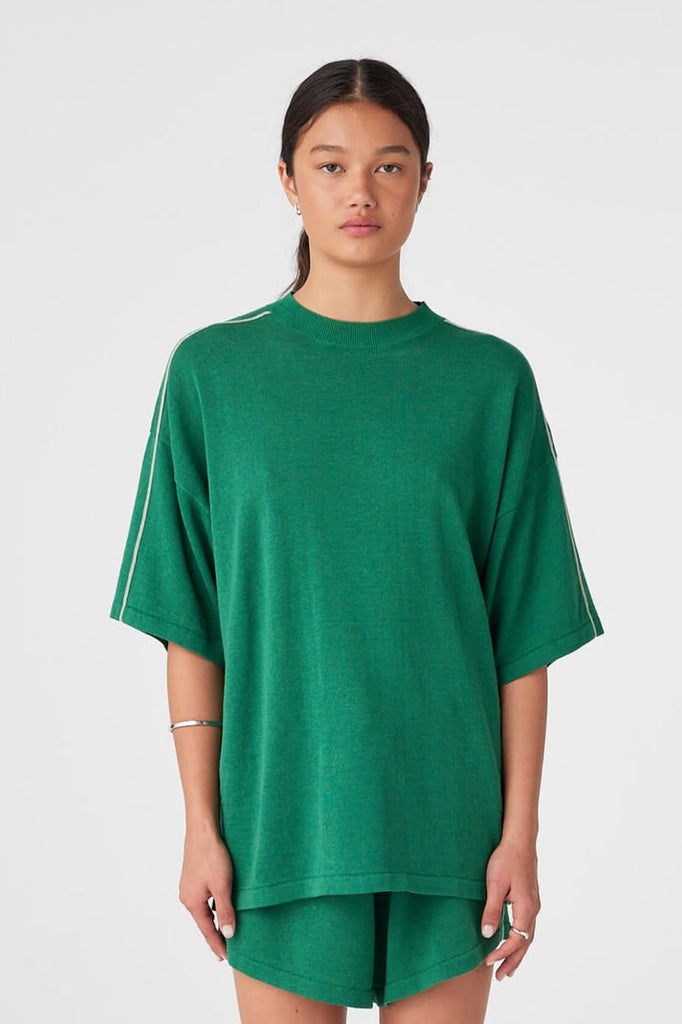 Pippa Oversized Tee | Sea Green