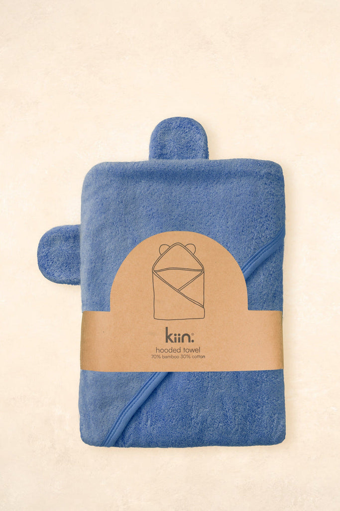 Hooded Towel - Blue Shadow
