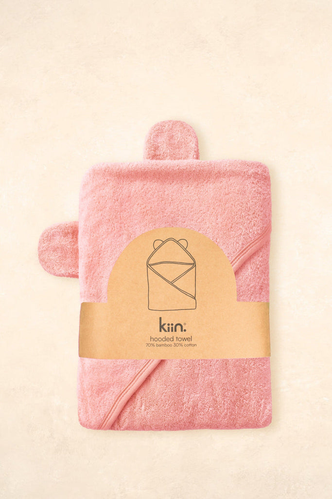 Hooded Towel - Peony