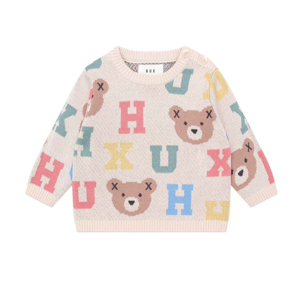 HUX ALPHABET KNIT JUMPER