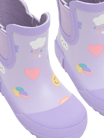 emoji rain boots