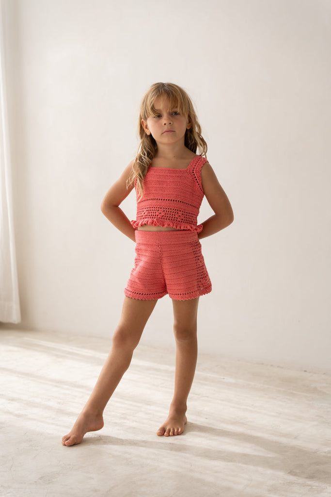 Crochet Short | Hibiscus