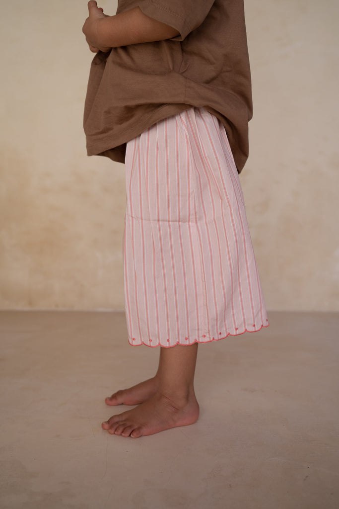 Fleur Pants|Pink stripe