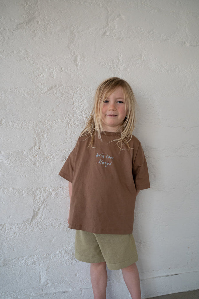 With Love Tee | Choc